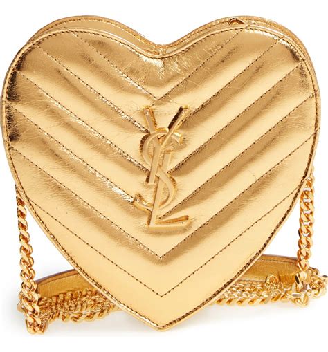 saint laurent heart bag.